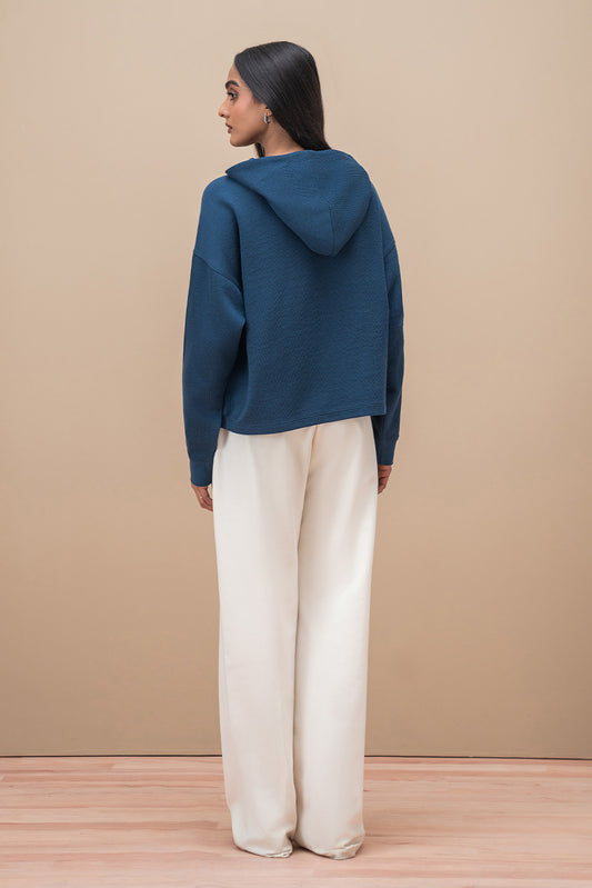 TEXTURED HOODIE