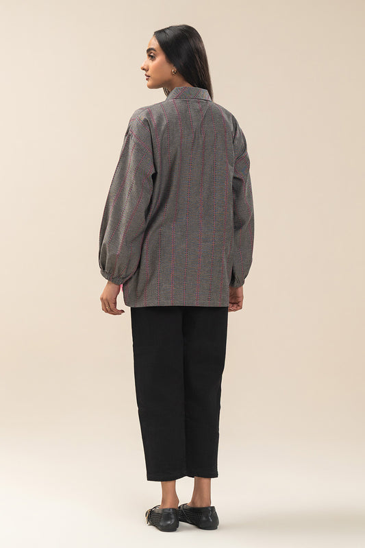 EMBROIDERED DOBBY TOP (PRET)