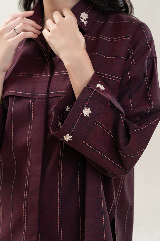 EMBROIDERED DOBBY TOP (PRET)