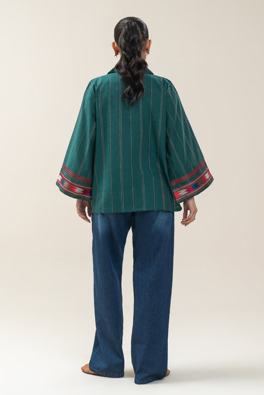 EMBROIDERED DOBBY TOP (PRET)