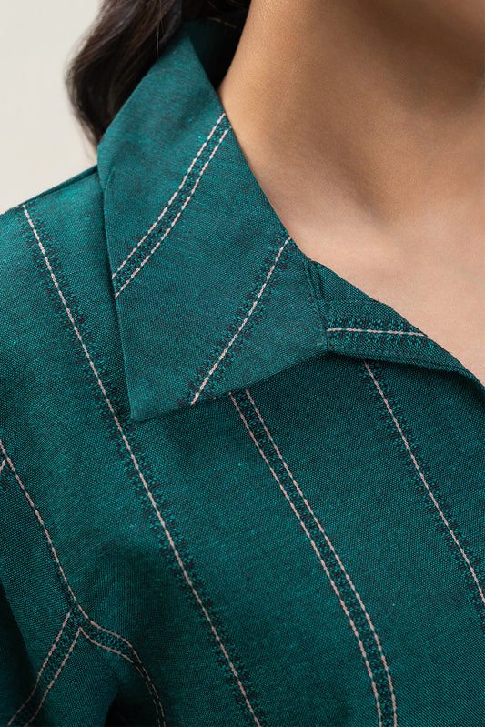 EMBROIDERED DOBBY TOP (PRET)