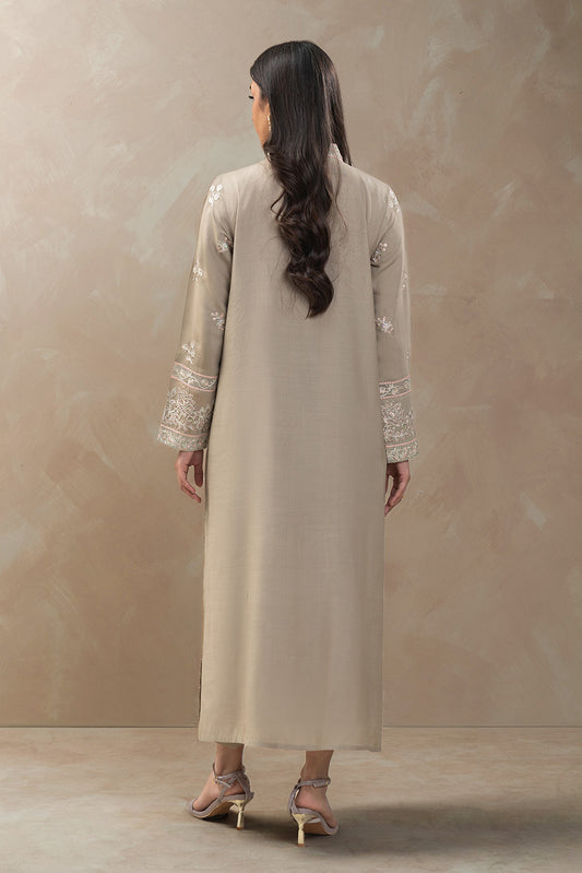 2 PIECE EMBROIDERED RAW SILK SUIT (LUXURY-PRET)