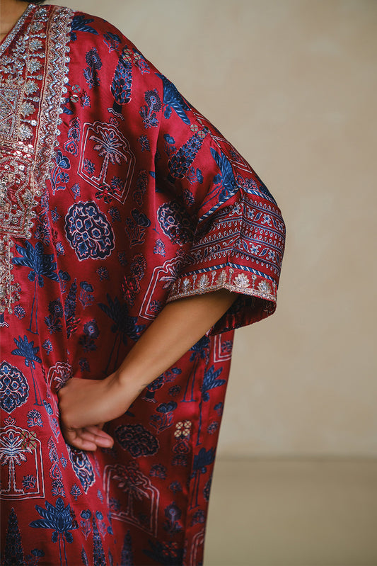 EMBROIDERED SILK SHIRT (LUXURY-PRET)