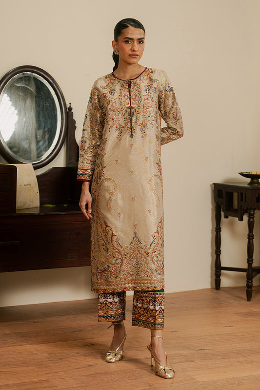 2 PIECE EMBROIDERED TISSUE SUIT (LUXURY PRET)