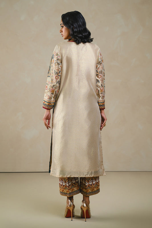 2 PIECE EMBROIDERED TISSUE SUIT (LUXURY PRET)