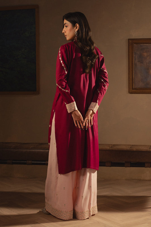 2 PIECE EMBROIDERED KHADDAR SHIRT (LUXURY-PRET)