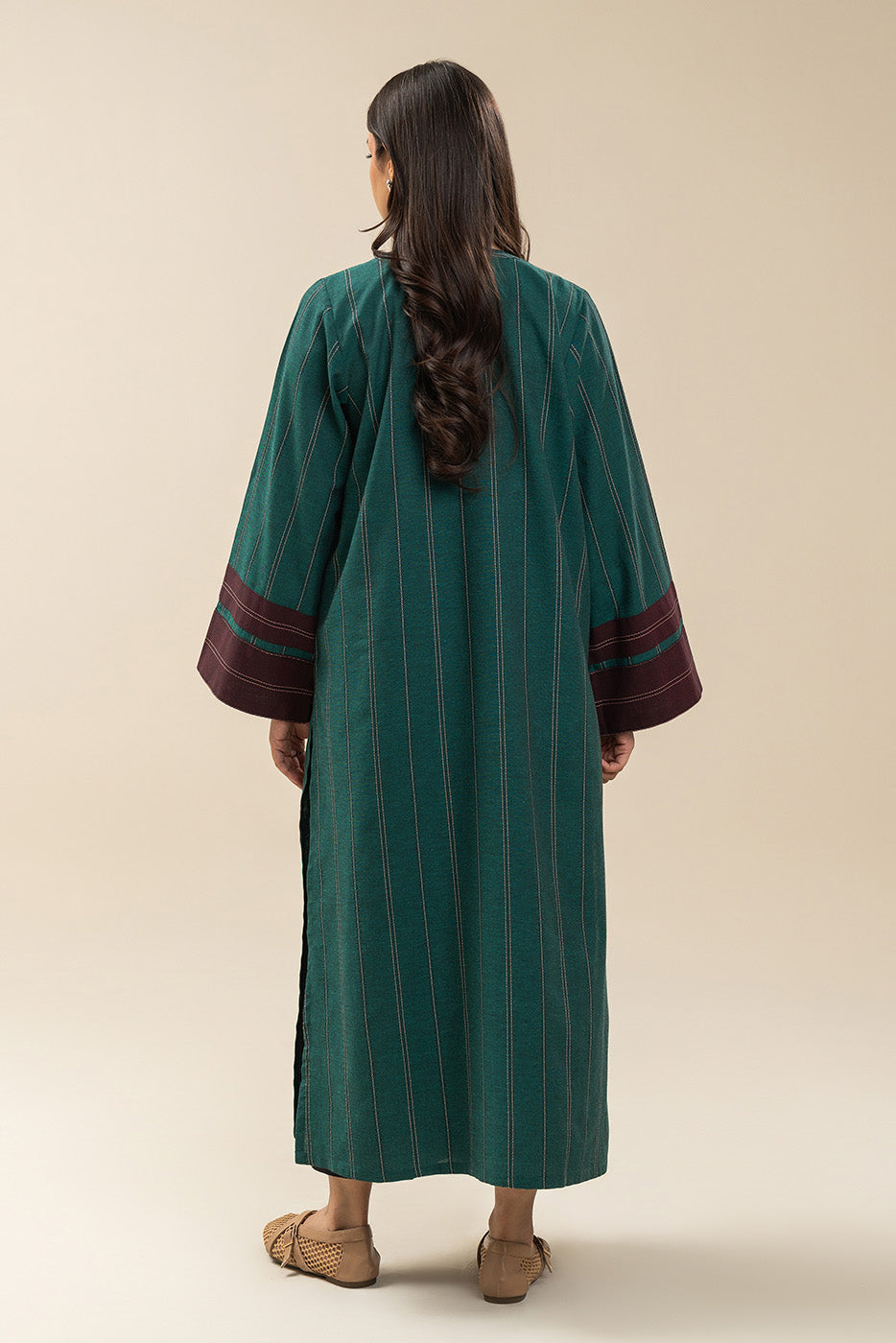 EMBROIDERED COTTON VISCOSE SHIRT (PRET)