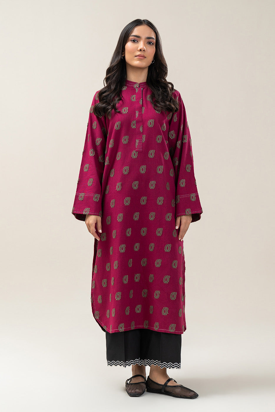 BASIC JACQUARD SHIRT (PRET)