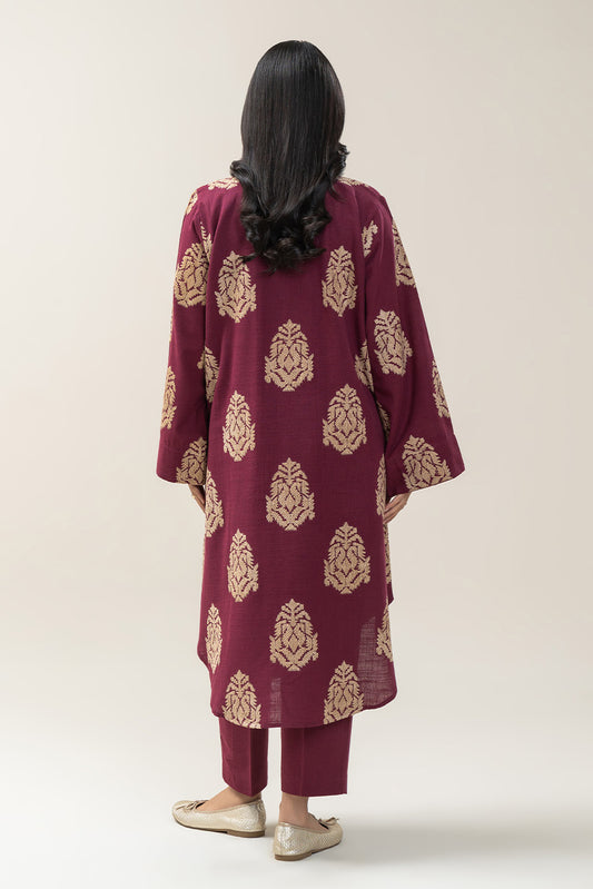 2 PIECE EMBROIDERED KHADDAR SUIT (PRET)