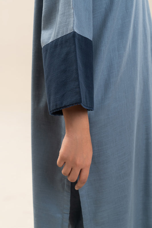 2 PIECE EMBROIDERED TWILL SUIT (PRET)