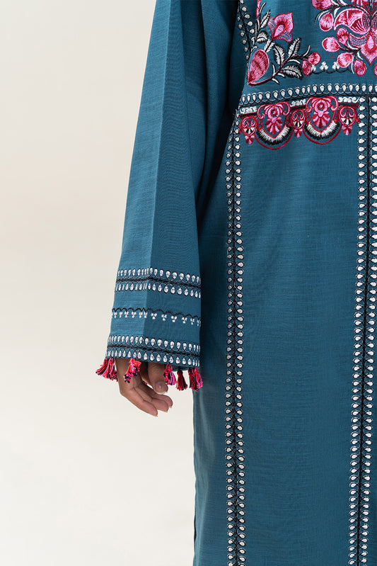 2 PIECE EMBROIDERED KHADDAR SUIT (PRET)