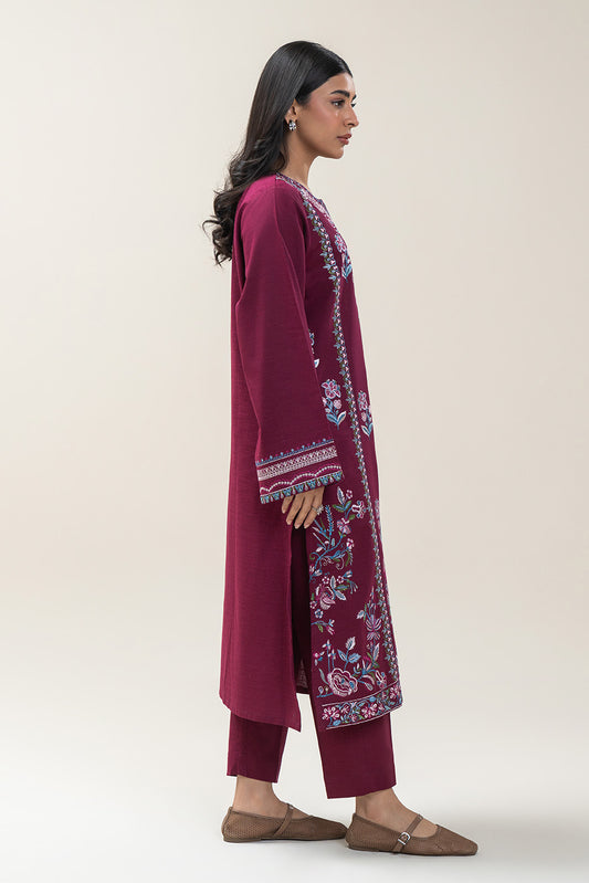 2 PIECE EMBROIDERED KHADDAR SUIT (PRET)