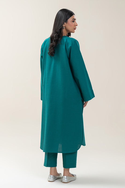 2 PIECE EMBROIDERED KHADDAR SUIT (PRET)