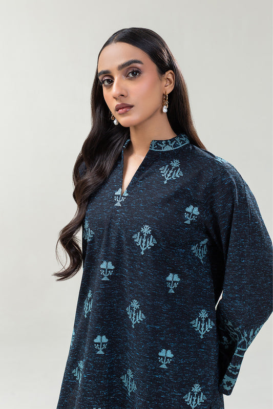 2 PIECE EMBROIDERED POLY NEPS SUIT (PRET)