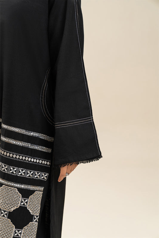 3 PIECE EMBROIDERED KHADDAR SUIT (PRET)