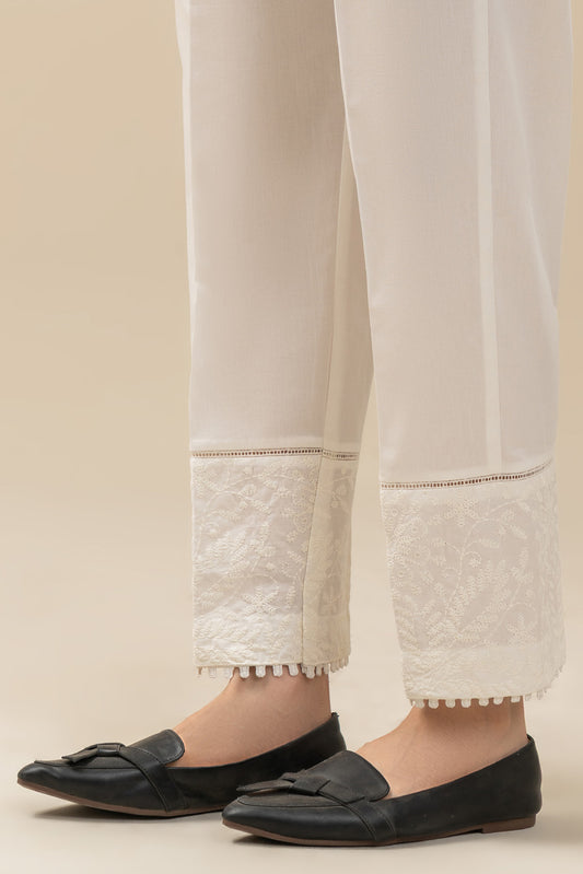 EMBROIDERED STRAIGHT PANTS