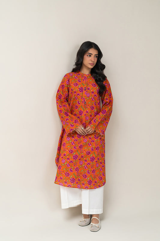 PRINTED KHADDAR SHIRT (PRET)