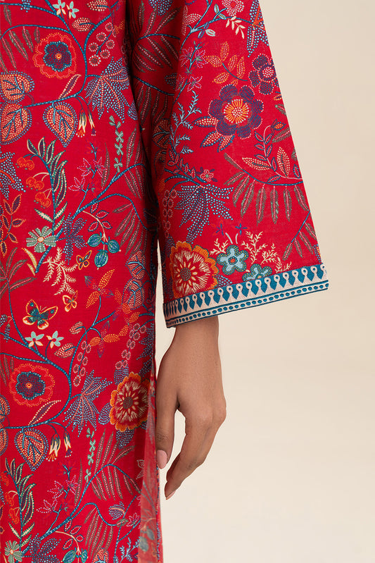 PRINTED KHADDAR SHIRT (PRET)