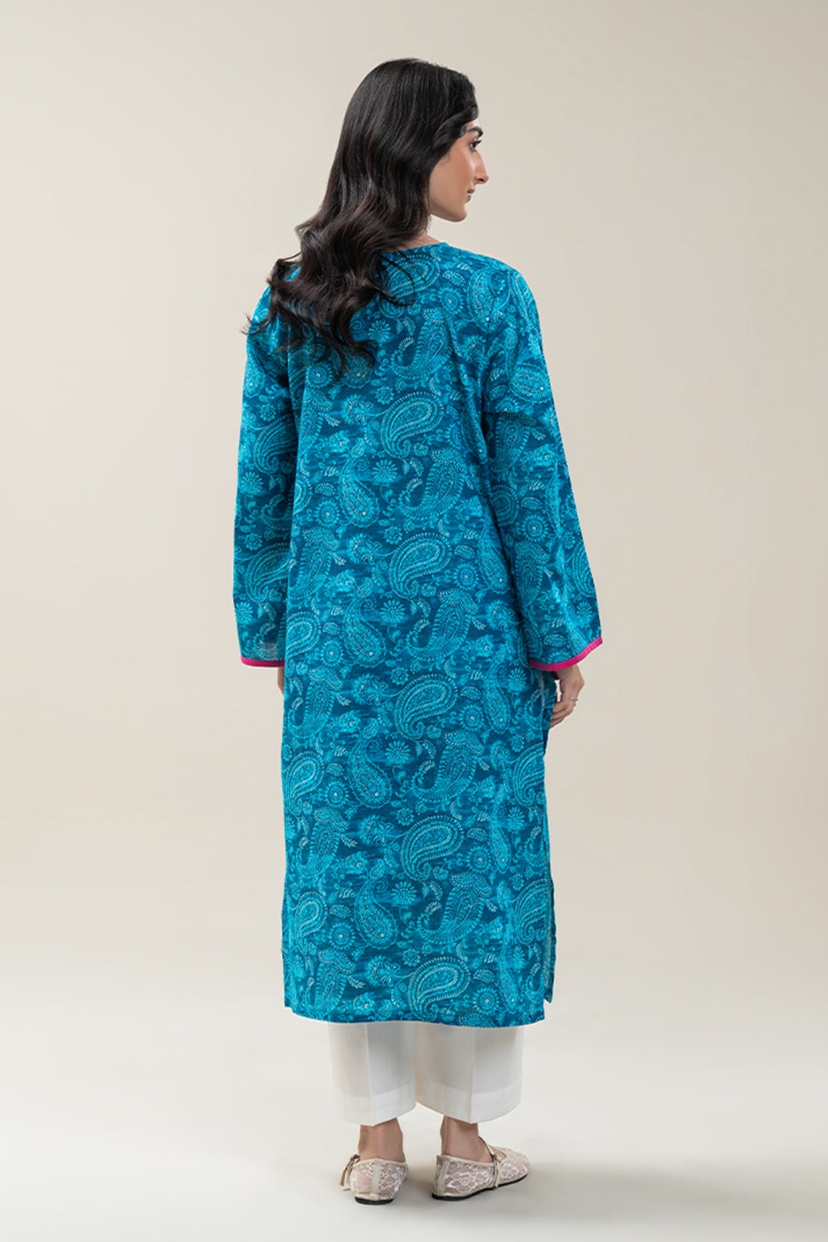 PRINTED KHADDAR SHIRT (PRET)