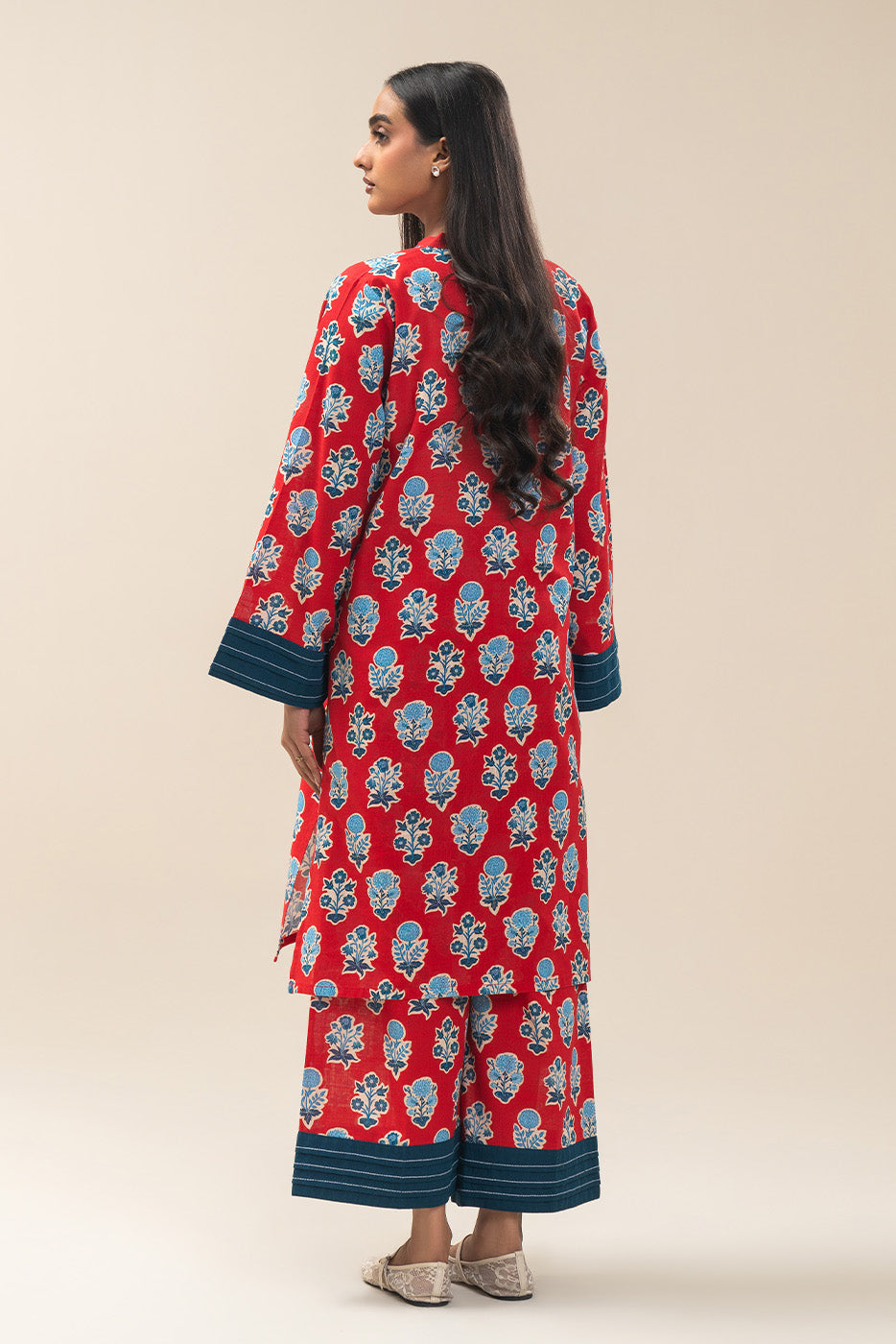 2 PIECE PRINTED DP KHADDAR SUIT (PRET)