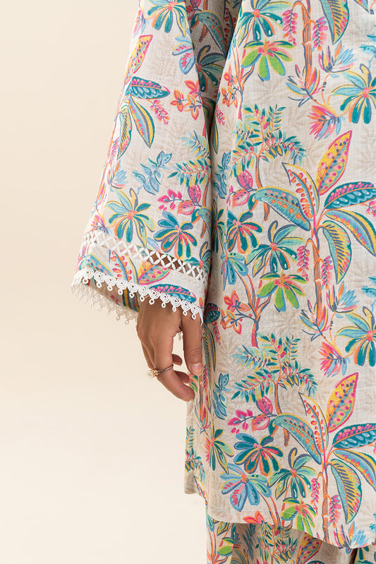 2 PIECE PRINTED KHADDAR SUIT (PRET)