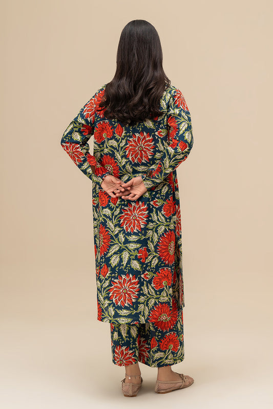 2 PIECE PRINTED KHADDAR SUIT (PRET)