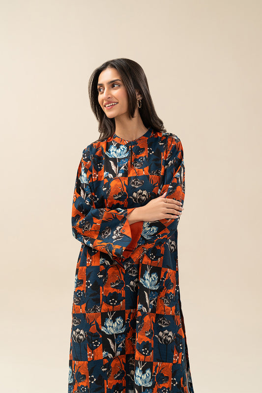 2 PIECE PRINTED KHADDAR SUIT (PRET)