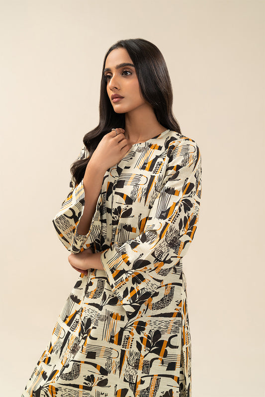 2 PIECE PRINTED KHADDAR SUIT (PRET)