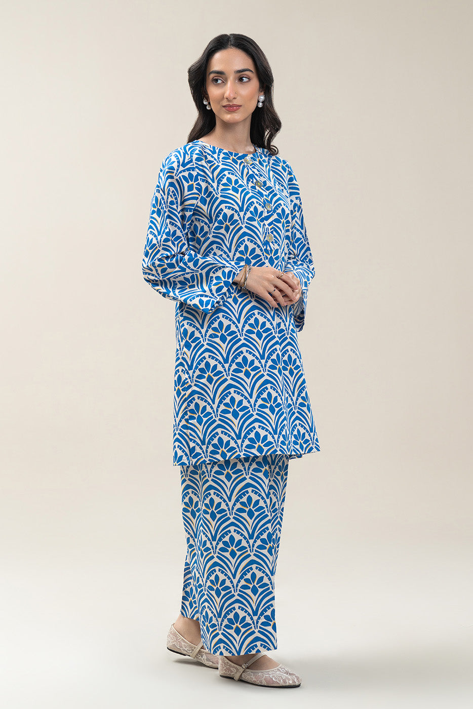 2 PIECE PRINTED MISSOURI SUIT (PRET)