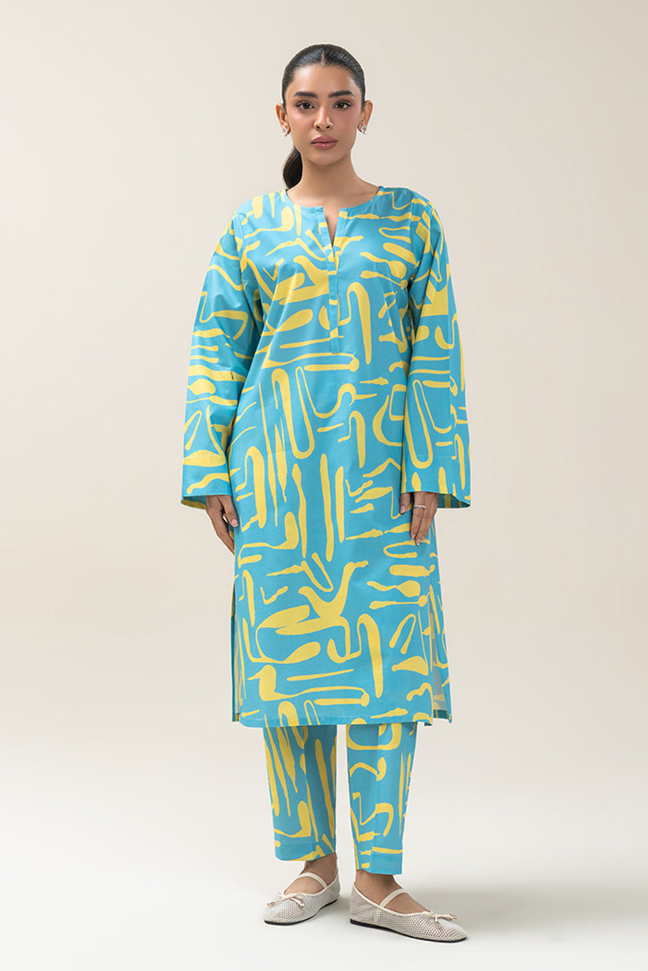 2 PIECE PRINTED MISSOURI SUIT (PRET)