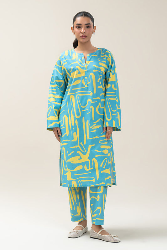 2 PIECE PRINTED MISSOURI SUIT (PRET)