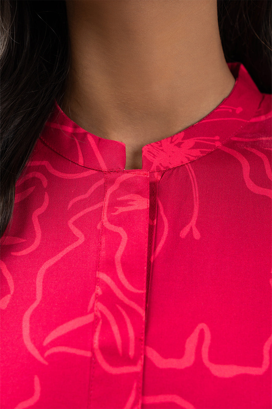 2 PIECE PRINTED COTTON VISCOSE SUIT (PRET)