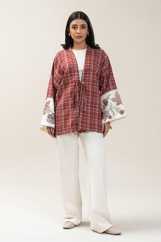 EMBROIDERED DOBBY TOP (PRET)