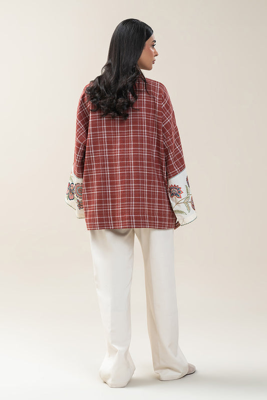 EMBROIDERED DOBBY TOP (PRET)