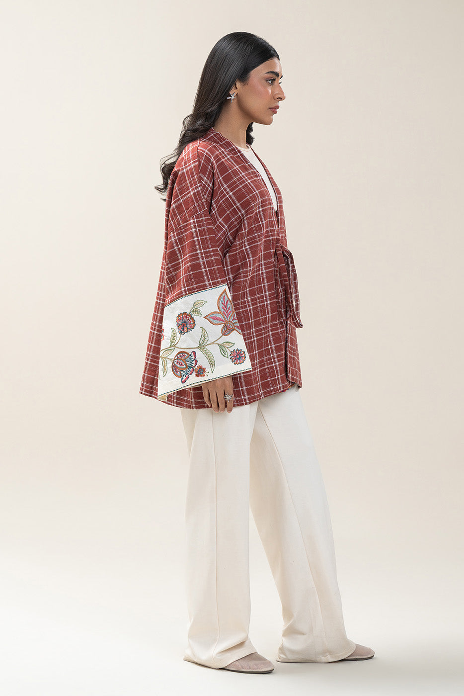 EMBROIDERED DOBBY TOP (PRET)