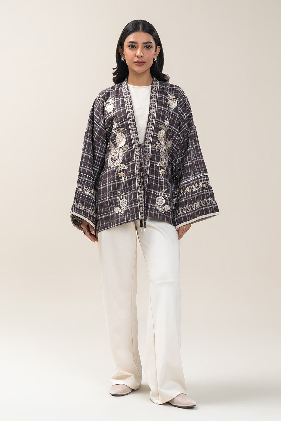 EMBROIDERED DOBBY TOP (PRET)