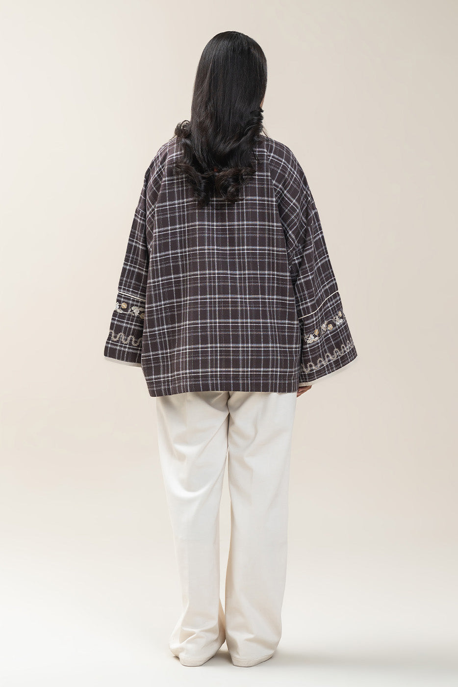 EMBROIDERED DOBBY TOP (PRET)