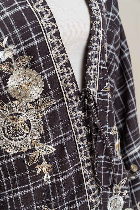 EMBROIDERED DOBBY TOP (PRET)