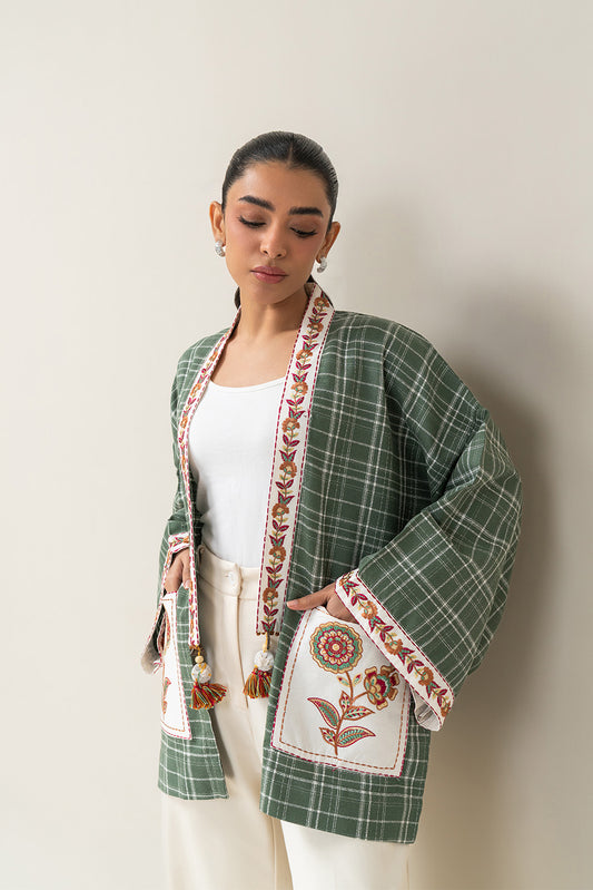 EMBROIDERED DOBBY TOP (PRET)