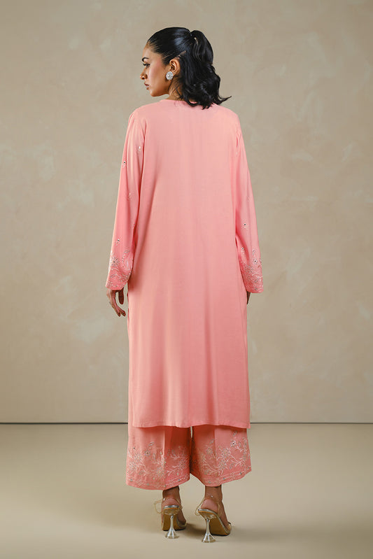 2 PIECE EMBROIDERED RAW SILK SUIT (LUXURY PRET)