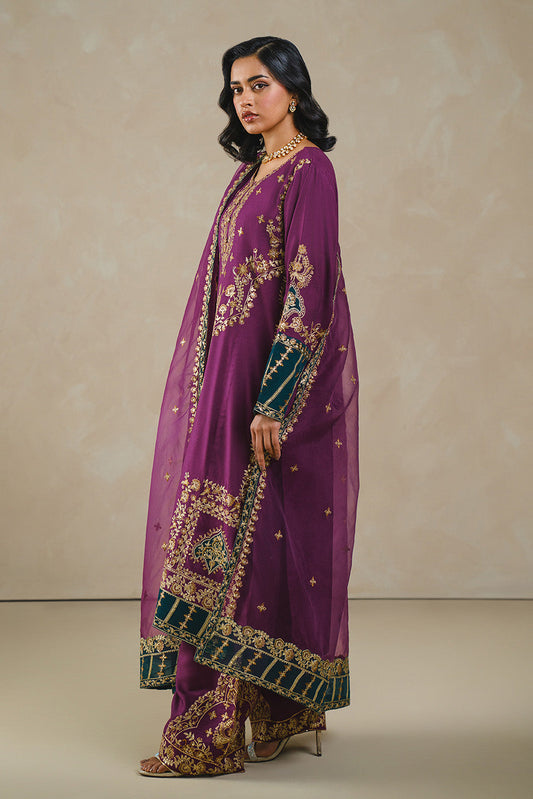 2 PIECE EMBROIDERED KHADDAR SUIT (LUXURY PRET)