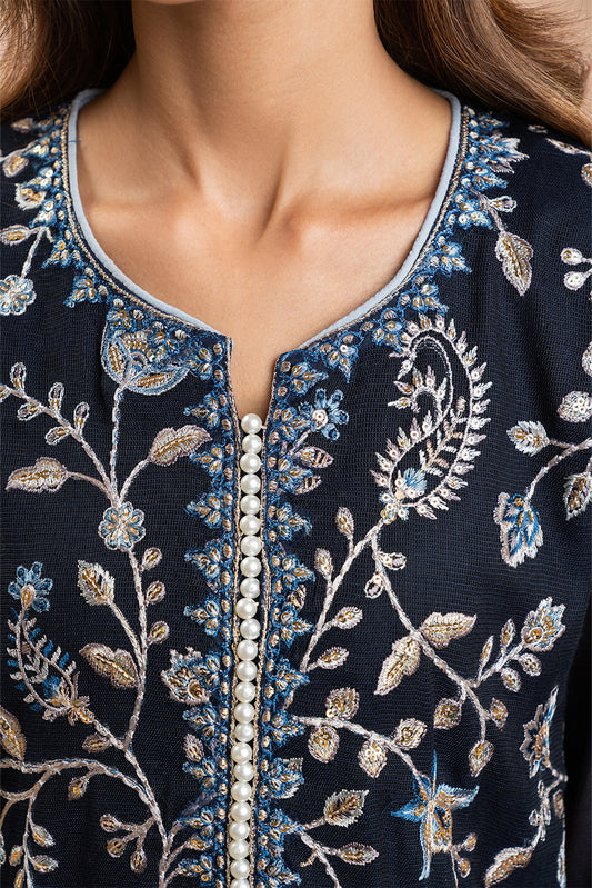 EMBROIDERED JACQUARD SHIRT (LUXURY PRET)