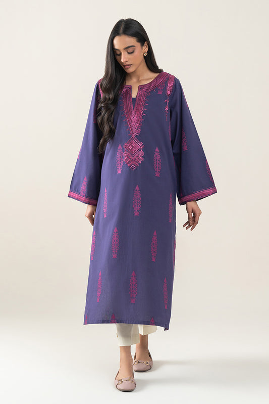 EMBROIDERED JACQUARD SHIRT (PRET)