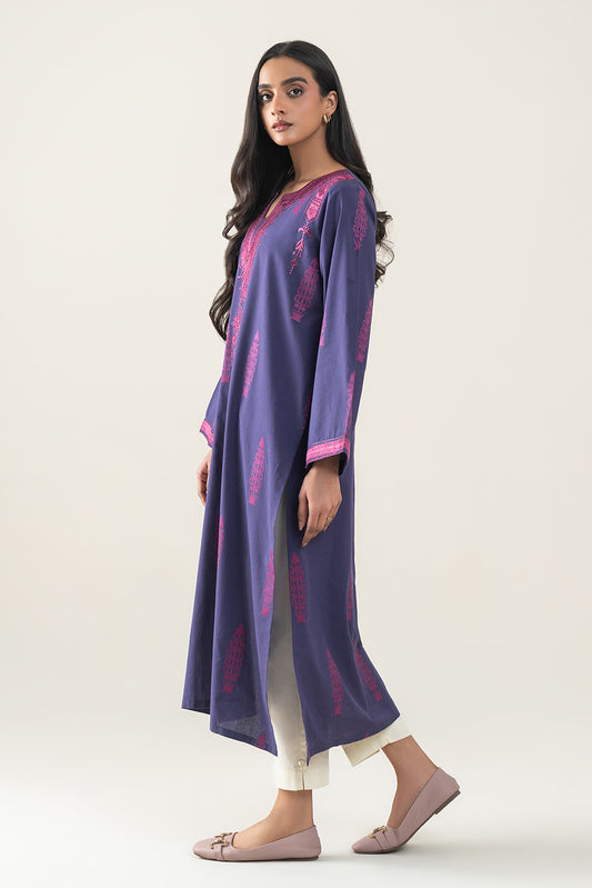 EMBROIDERED JACQUARD SHIRT (PRET)