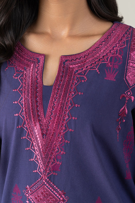 EMBROIDERED JACQUARD SHIRT (PRET)