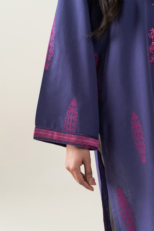 EMBROIDERED JACQUARD SHIRT (PRET)