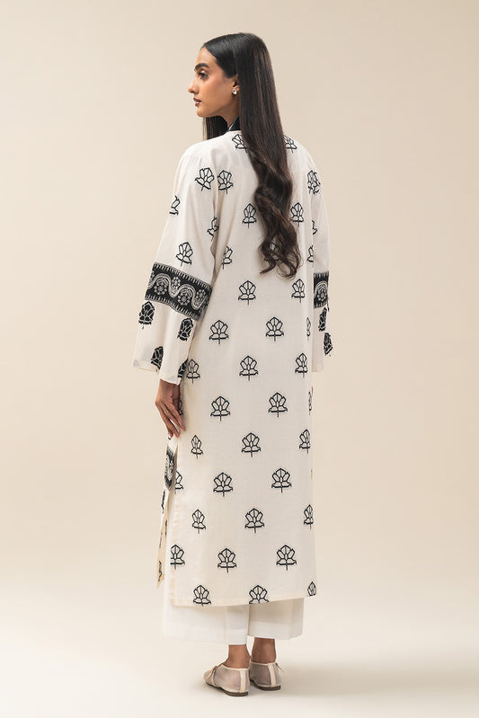 EMBROIDERED JACQUARD SHIRT (PRET)