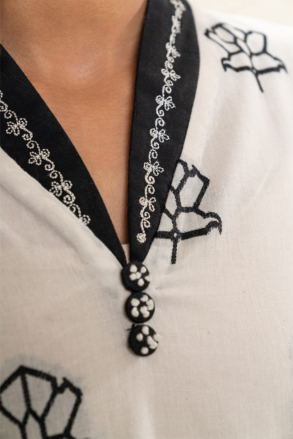 EMBROIDERED JACQUARD SHIRT (PRET)