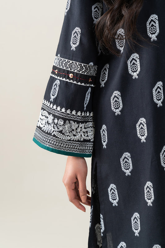 EMBROIDERED JACQUARD SHIRT (PRET)