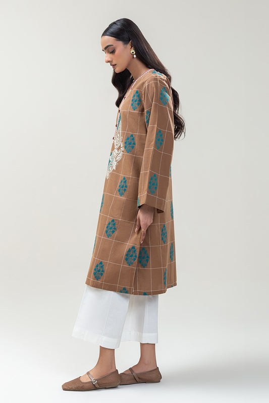 EMBROIDERED JACQUARD SHIRT (PRET)